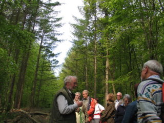 Hans Vogeley brachte uns die Forstwirtschaft näher