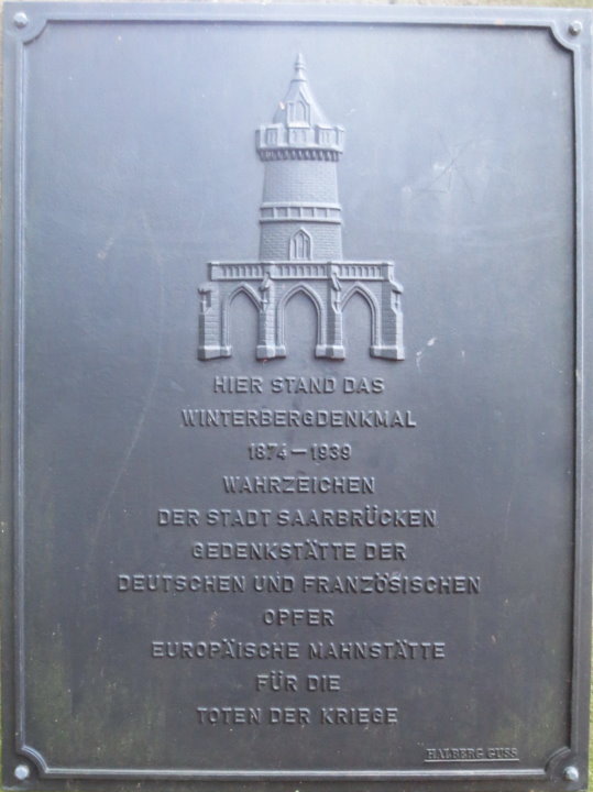 Nchstes Ziel war die Reste des Winterbergdenkmals.